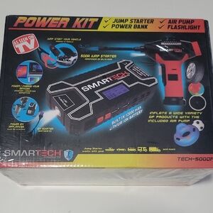 SMARTECH Power Kit with Jump Starter and Air Pump Unopened New In Box